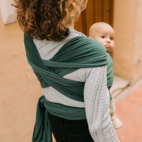 Boba Baby Wrap Carrier - Organic Rainforest Serenity - De originele baby en pasgeboren Sling, perfect voor baby's en… - Afbeelding 4