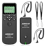 AODELAN Timer-Ausloeser Fernauslöser mit Intervalometer für Canon EOS R EOS RP 90D M6 Mark II 7D für Olympus E-M1 Mark II E-M1X für Fujifilm