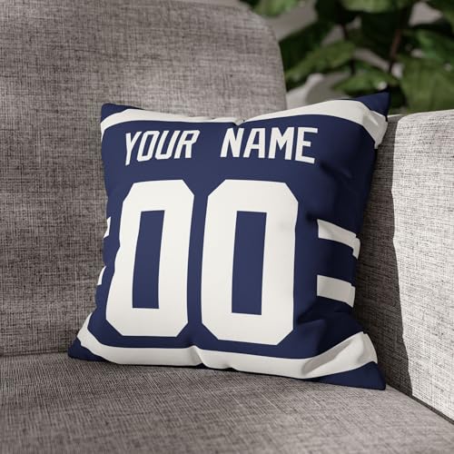 Image of ANTKING Throw Pillow 2 Packs Personalized Custom Any Name Number for Men Women Boy Gifts