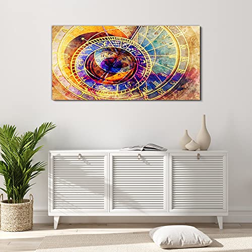 Art murale Cosmos zodiac signs sur tableau acrylique Coloray 120x60cm au fini brillant premium - 4