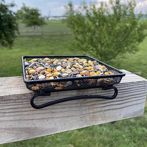 Wildlifeandbirdfeederdeckandgroundtrayfeederforbirdssquirrelschipmunksandrabbits Urban Country Home Decor Wildlife and bird feeder deck and ground tray feeder for birds squirrels chipmunks and rabbits urban country home decor