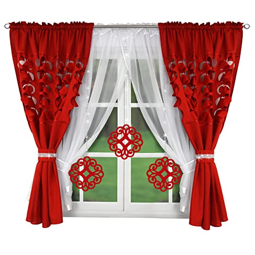 Flying Curtains Einzigartiges Gardine Vorhang Set | für Wohnzimmer...