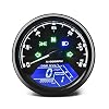 0011 مقياس رقمي للدراجات النارية عداد السرعة / مقياس سرعة الدوران / مقياس الضغط Mph Km / H عالمي مع شاشة ضوء متعددة الوظائف أسود