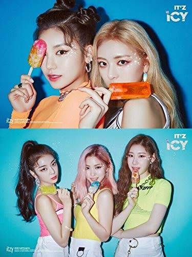 Amazon.com: ITZY IT'Z ICY Album [ICY] ver CD+80p Photo Book+1p 1st