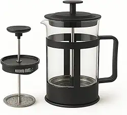 Cafeteira de Prensa Francesa de Vidro 600ml