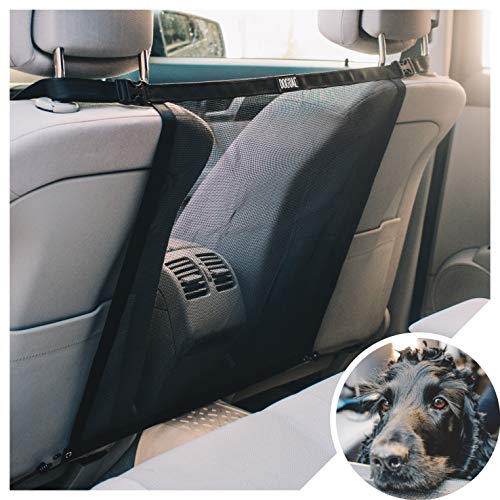 DOGUAL Car Dog Net Barrier - Universal Fit Sturdy Mesh, Easy to Install