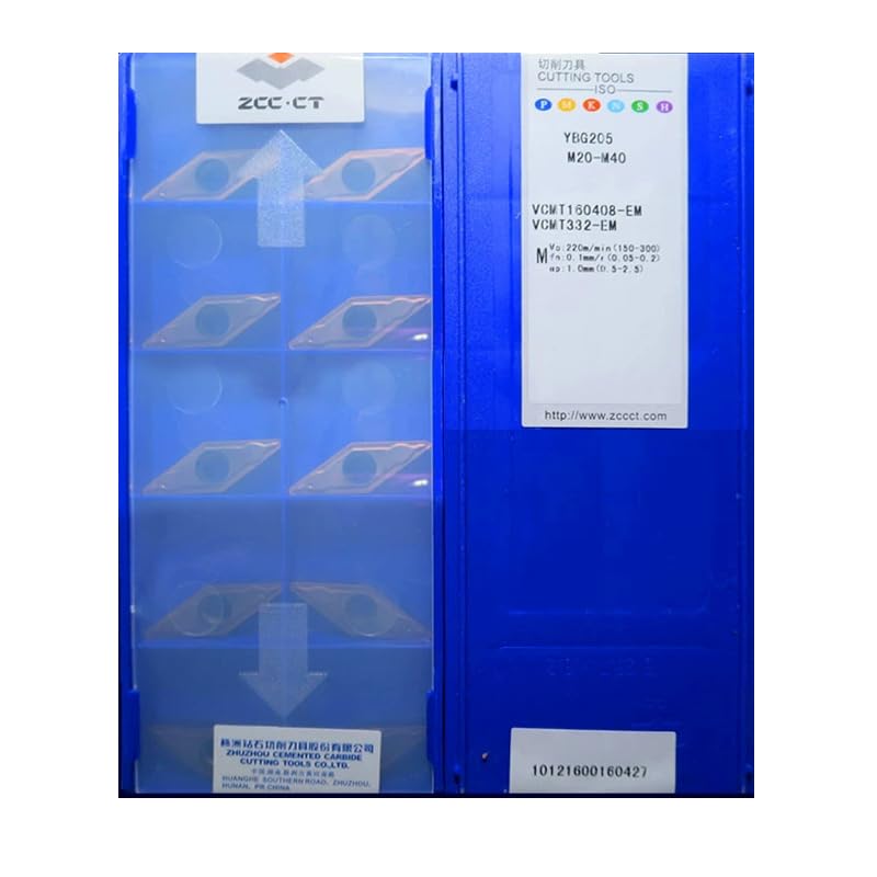 VCMT 160408-EM YBG205 Carbide CNC Lathe Thread Turning Inserts for Thread Turning Toolholder