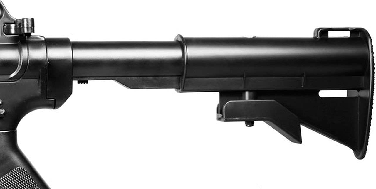 Well Fucile Softair Manuale a Molla AC80011 16-A4 - Potenza: 0,5 Joule, Colore:Nero - con Accessori