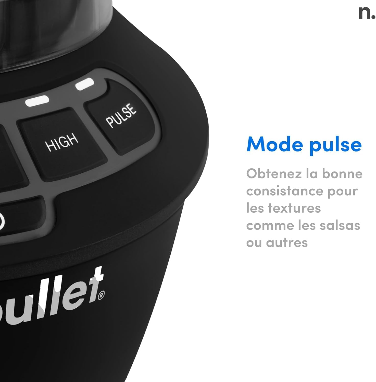 Nutribullet Full Size Blender Combo, mixeur électrique, broyeur multifonctionnel, professionnel, puissance 1200 Watt, carafe 1,9l, verres 946ml et 710ml, noir, NBF500MB