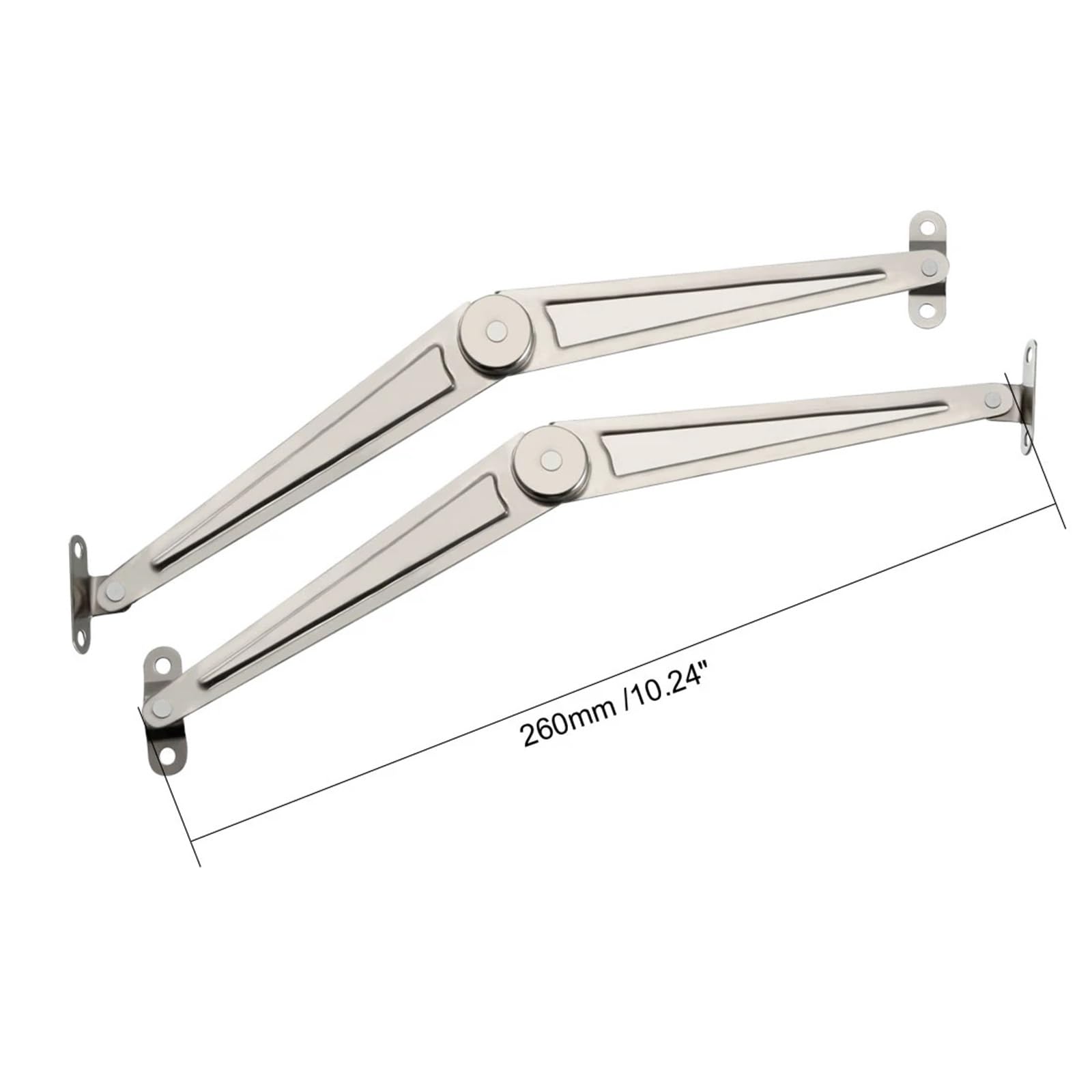 Cerniera Di Chiusura Del Mobile 2 pezzi Supporto for ante di armadietto Supporto for coperchio Cerniera Supporto for coperchio di mobili Cerniera con chiusura ammortizzata Ferramenta for mobili Per La