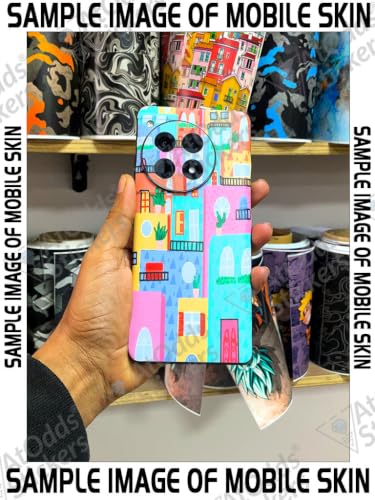 Image of AtOdds Full Body Skin Wrap Compatible with IQOO Z10x - ColofulCity | Premium Back Screen Guard Protector, Precision-cut Skin Sticker with Scratchproof Matte Finish, Peels off with zero residue