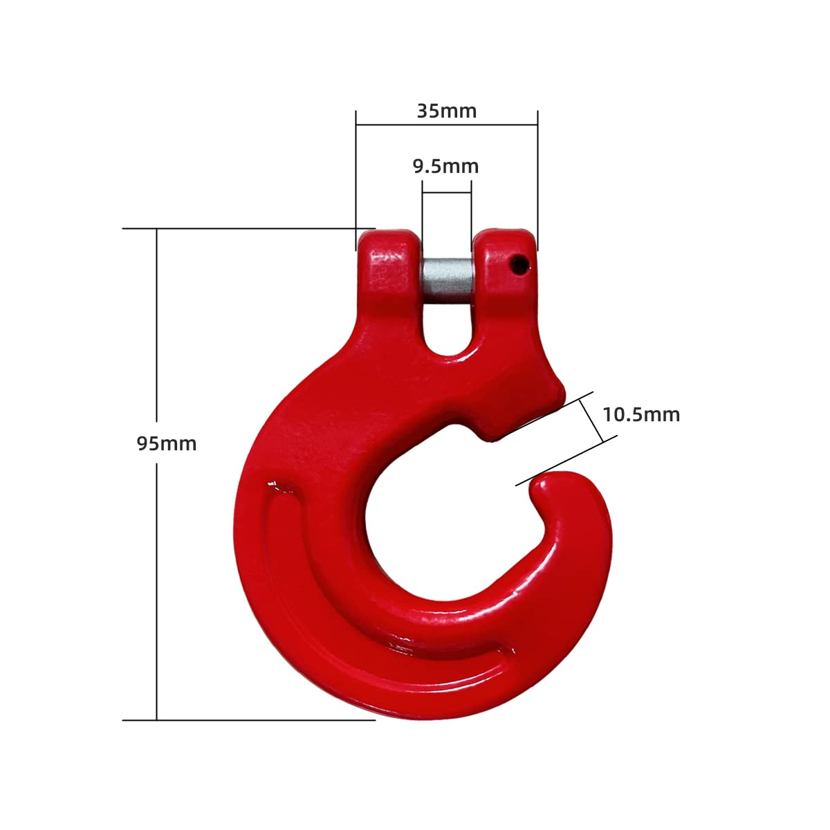 Logging Chain Hooks - 2 Pack, 4400Lbs Capacity -2
