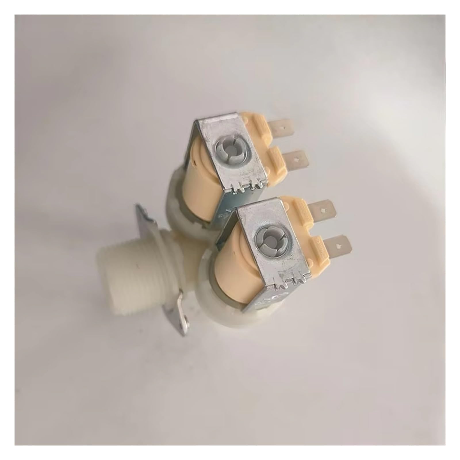 Electroválvula Válvula Solenoide De Entrada De Rodillo De Junta Universal, Rosca De 3/4 ", 12mm, Lavadora Vertical Bidireccional Unidireccional Válvula de Agua para Lavadora(110V)
