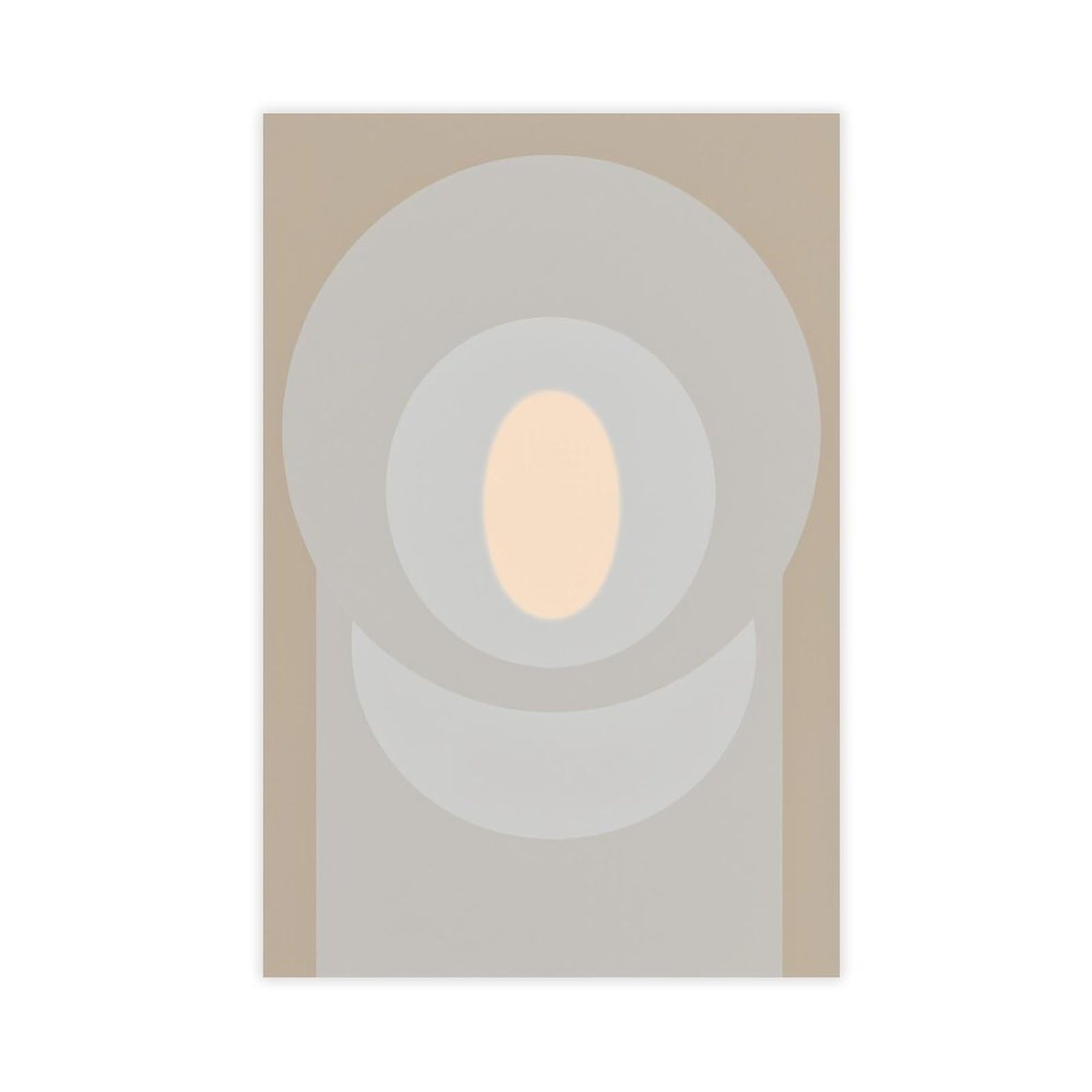 Zguols Beige Abstract And Minimalist Poster 22 Canvas Poster Bedroom Decor Sports Landscape Office Room Decor Gift Unframed Print 20" L X 30" W