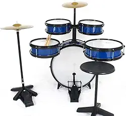 BATERIA INFANTIL ROCK BABY AM2 AZUL COM CHIMBAL