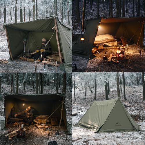 Carpa Naturehike Ares Hot para 1 persona, 4 estaciones miniatura 6