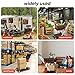 Multi Use Functional Collapsible Carts, Mobile Folding Trolley, Shopping Cart with Storage Crate, Portable Folding Cart, Shopping Cart Folding Trolley for Groceries, Home