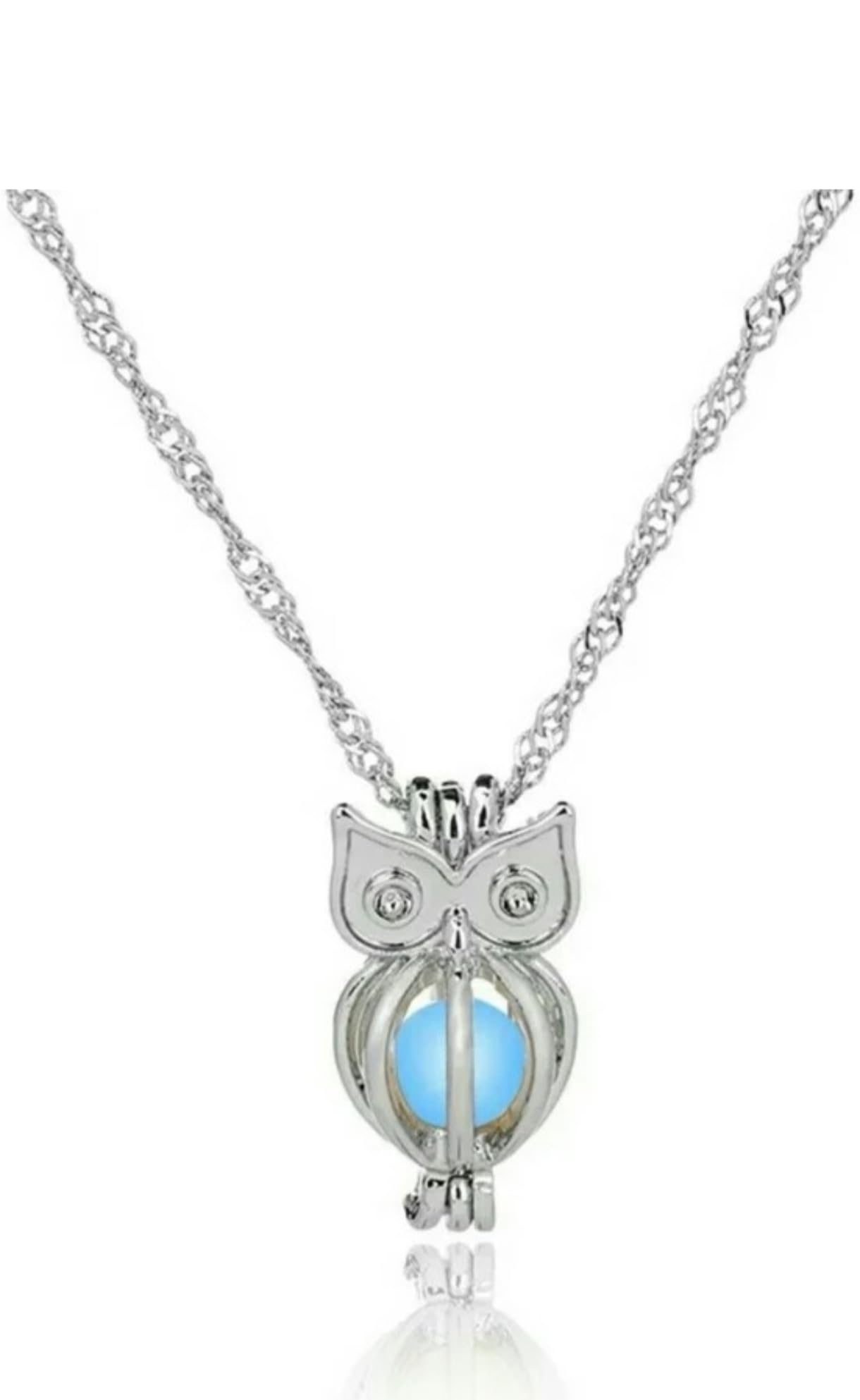 Glow in the Dark Owl Necklace – Luminous Magic Cage Pendant Jewelry-image-38
