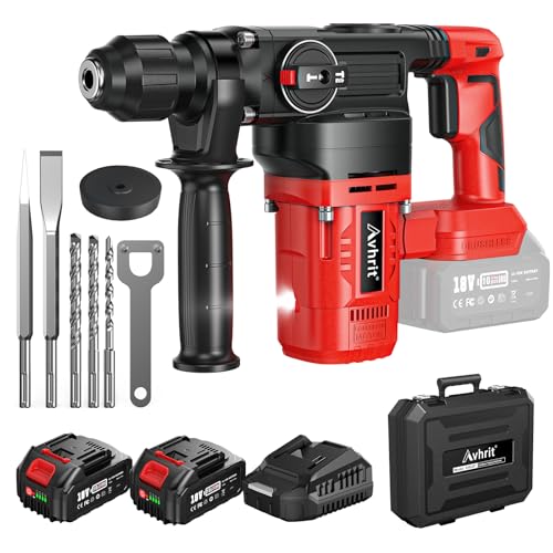 Avhrit Marteau Perforateur Sans Fil : 4,2J, 1000W Perforateur Burineur...