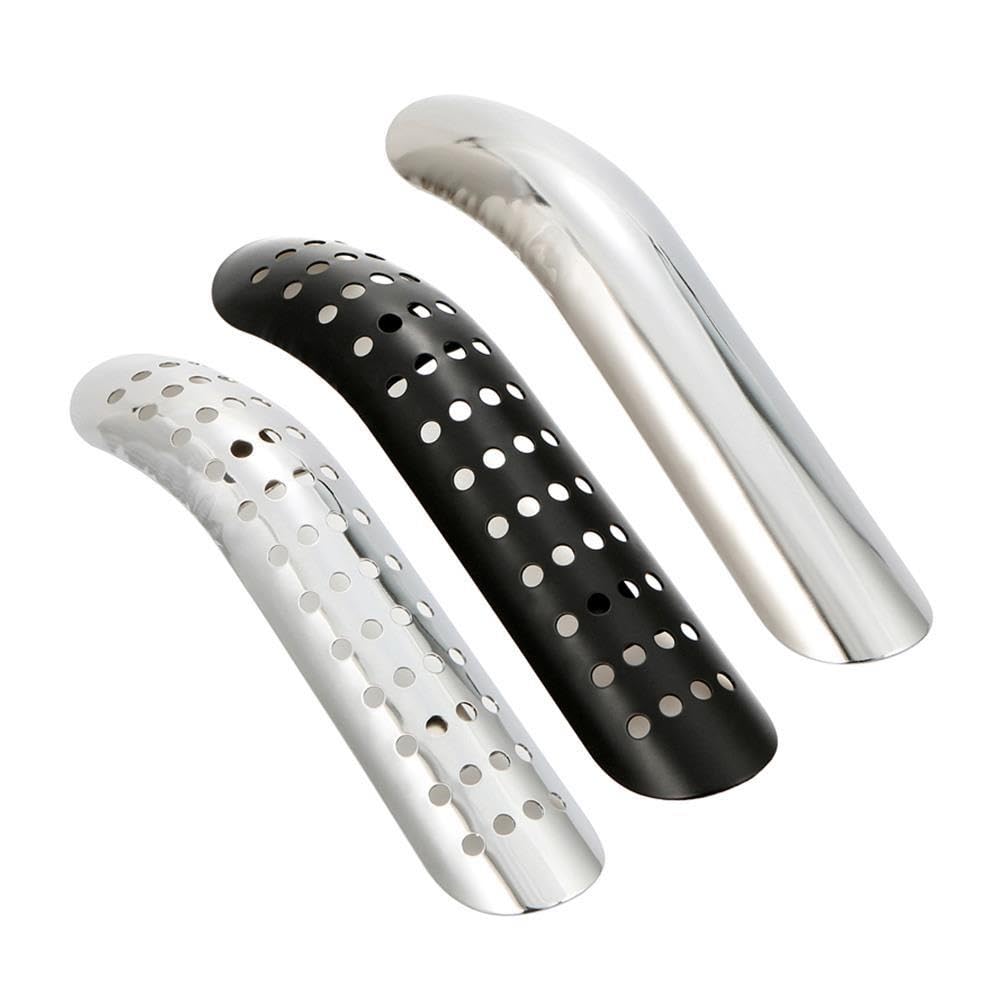 1 Set Scudo Termico Curvo Tubo Scarico Universale Per Moto