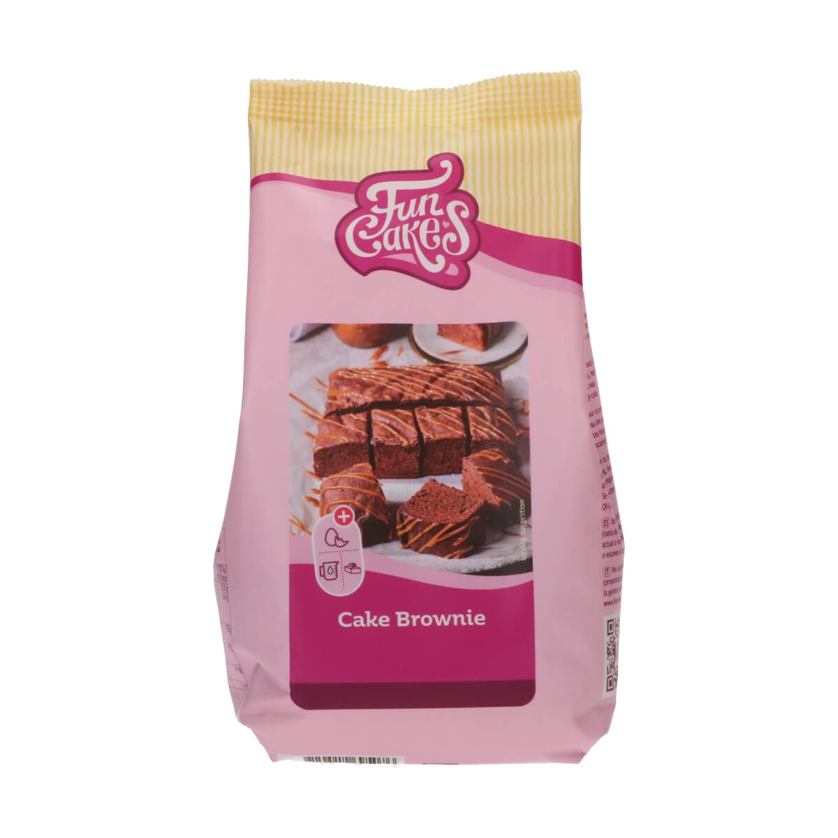 FunCakes Cake Brownie Mix 500 g - Easy-to-Use Chocolate Cake and Brownie Mix with Rich Cocoa Flavour - Moist and Fudgy Results - Halal Certified Baking Mix for Home and Professional Use