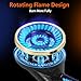 BesNerg Propane Stove 2 Burner Gas Stove Top 27,000 BTU Auto Ignition Tempered Glass LPG Cooktop with CSA Hose for Outdoor Cooking, Emergency