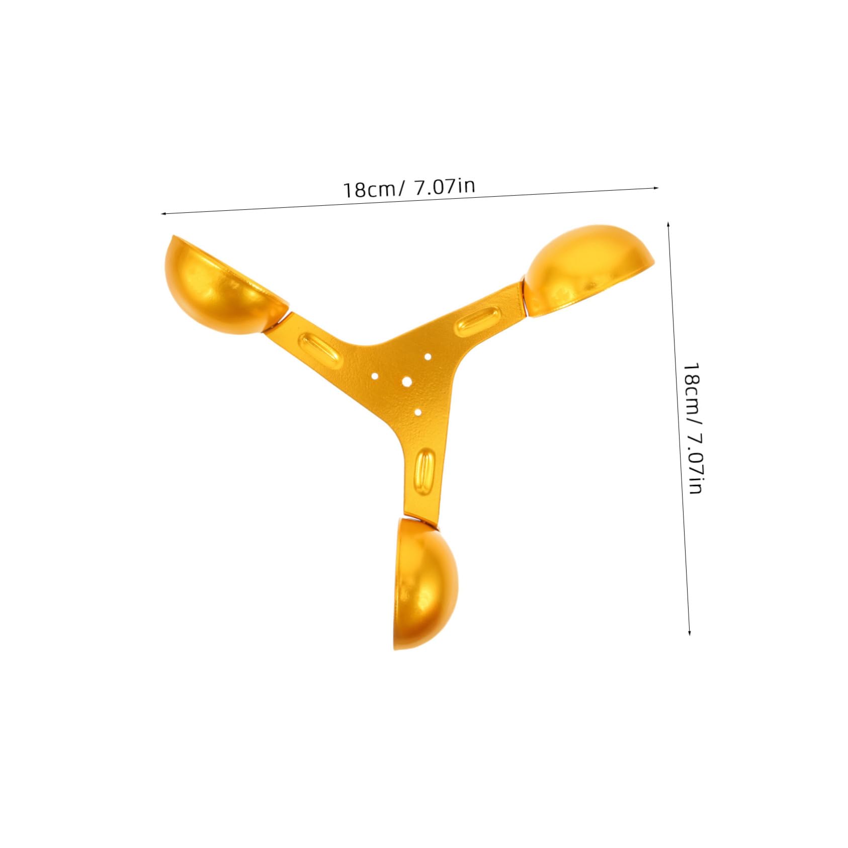 GALPADA Anemometer Sensor Wind Vanes Digital Speed Replacement Sensor Cup Air Flowing Meter Cup Engine Crankshaft Position Sensor Replacement Anemometer Cup Aluminum Alloy Yellow