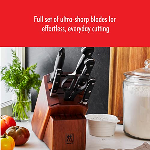 Image of ZWILLING Pro 7-pc Knife Block Set - Acacia
