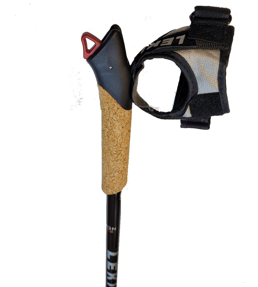 LEKI Nordic Walking Platinium Carbon Series Fixed Length Walking Poles 115cm Brown