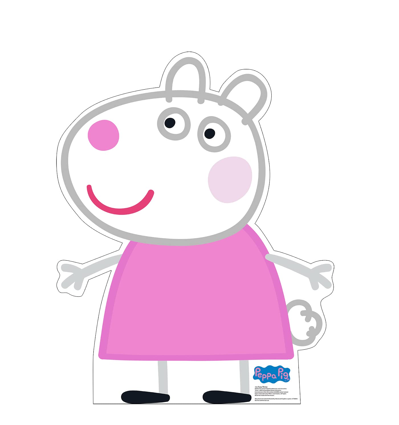 Photo 1 of Cardboard People Suzy Sheep Cardboard Cutout Standup - Peppa Pig Suzy Sheep One Size