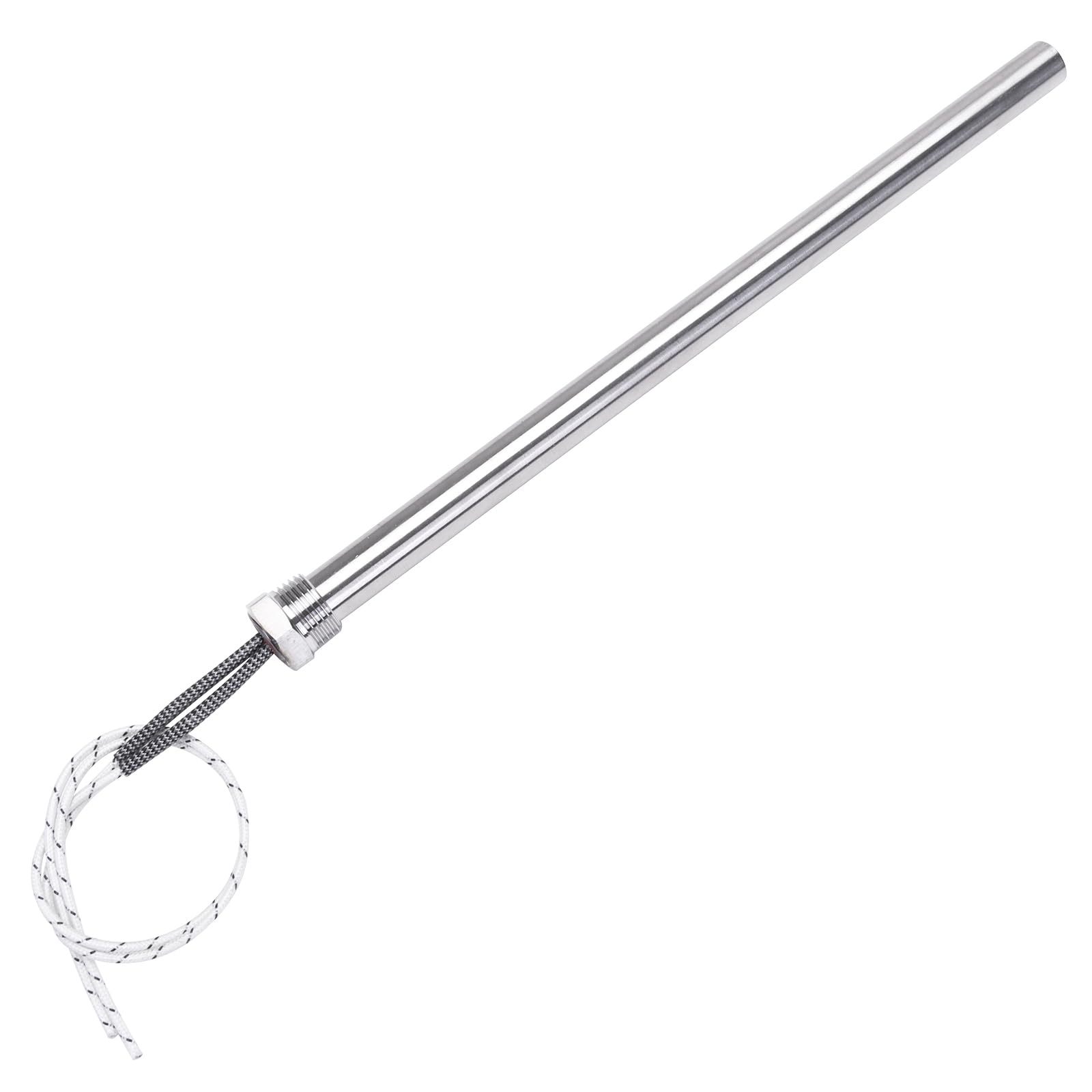 DERNORD Elemento riscaldante da 240 V, 750 W, con flangia da 1/2 pollici, tubo singolo multiuso fai da te, in acciaio inox