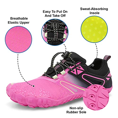 Image of XIHALOOK Athletic Hiking Water Shoes Womens Mens Quick Dry Barefoot for Beach Walking Kayaking Surfing Training