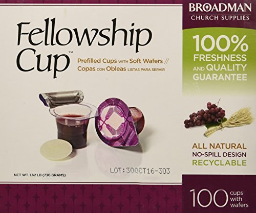 Fellowship Cup (Prefilled Communion Cup) x 100 [081407011585] by Broadman Holman