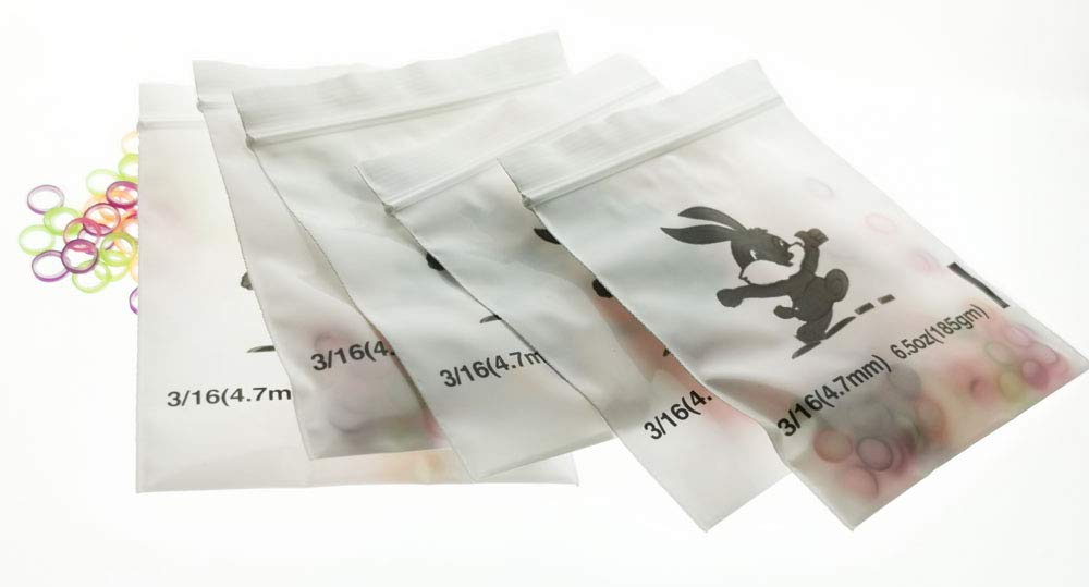 DentalSmile Dental Teeth Gap 3/16 Neon 6.5 OZ Dental Rubber Bands Heavy Dental Teeth Straightener Teeth Bands 100 Pcs/Bag (5 Bags)