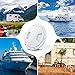 Tceapoo 6 inch Boat Round Deck Plate Non Slip Inspection Hatch, Marine Access Port Hatch Cover with Screws, Detachable Water Tight Lid Cover for Marine Boat Yacht (6