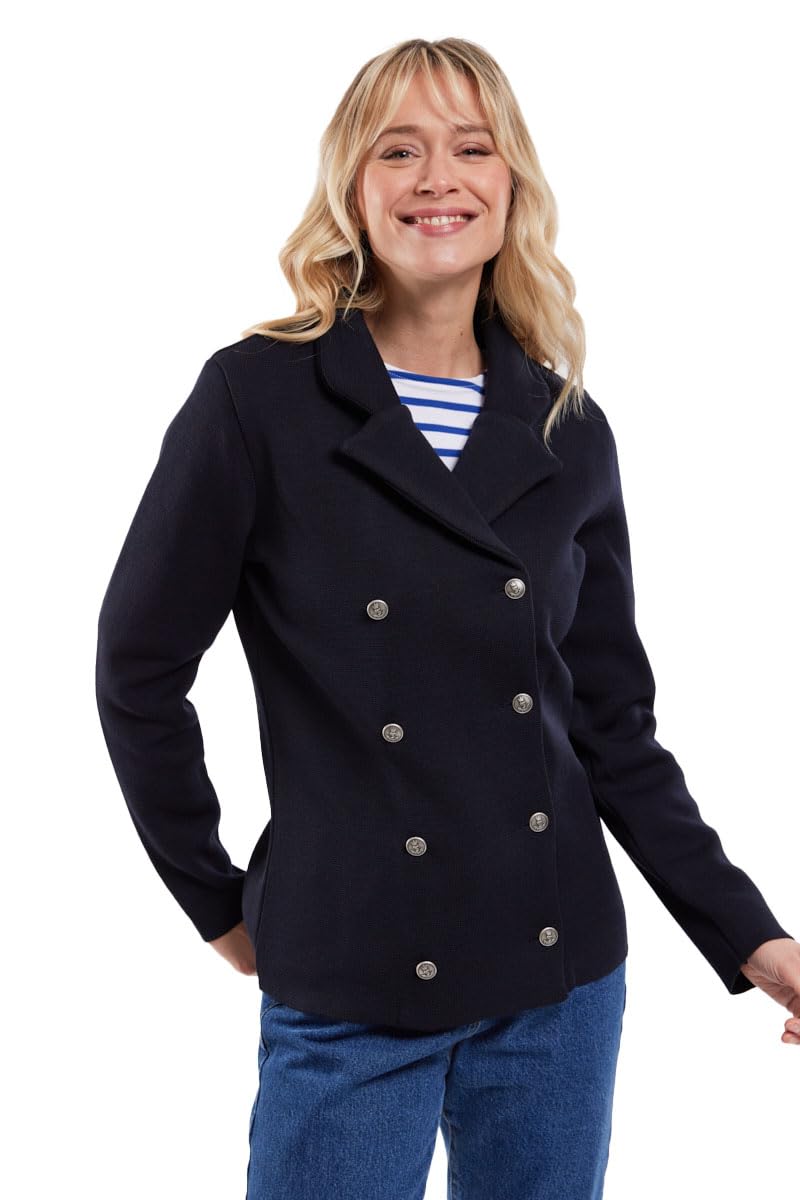 Armor Lux Nevez Women's Sweater, Rich Navy, UK 14