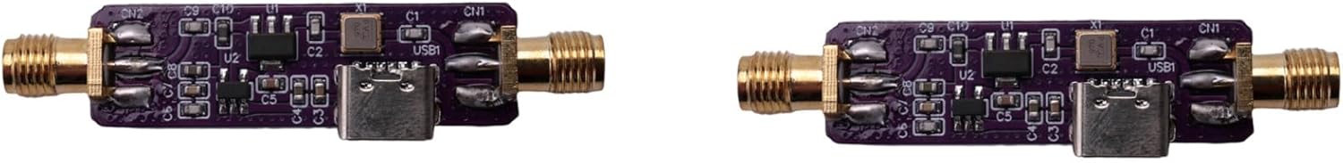 2X 1090MHz 1.09GHz ADS-B Active Saw Filter &LNA 5V Power Supply Low Noise Amplifier, purple, 750121833