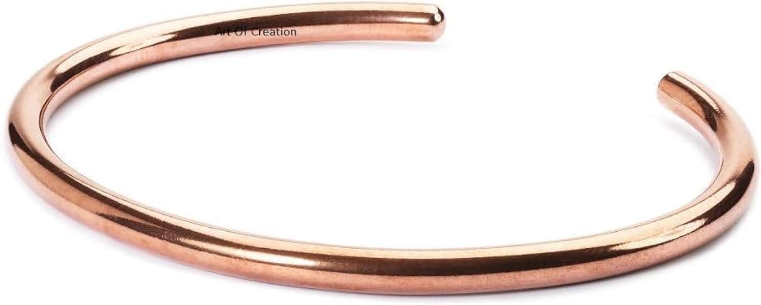 Pure Copper Bracelet handmade Cuff for Men and Women Plain Solid Bangle Adjustable From Indi For Unisex