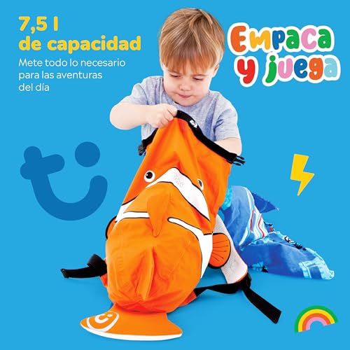 Trunki Mochila Impermeable Chuckles el Pez Payaso 3