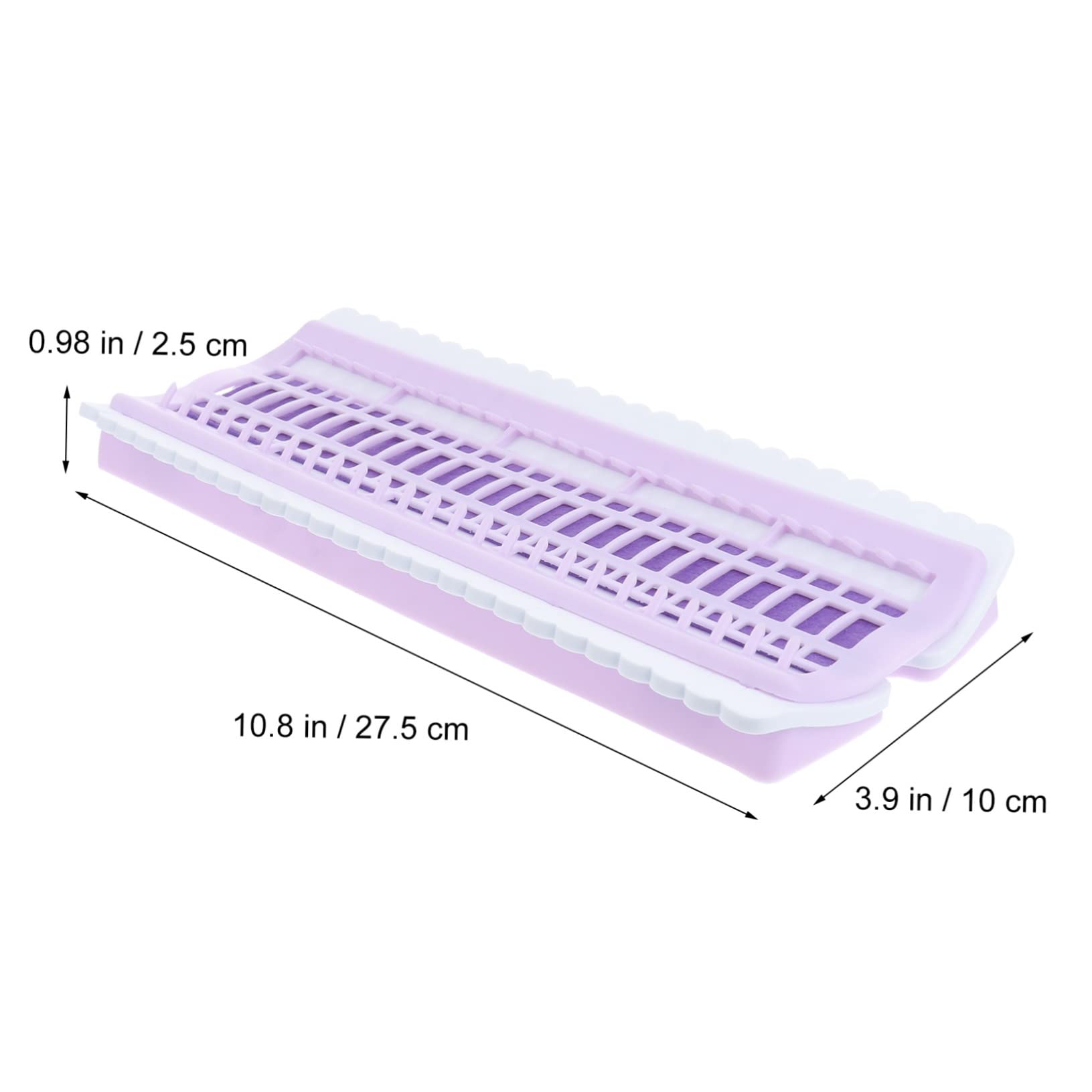 ERINGOGO Embroidery Floss Organizer 50 Holes Cross Stitch Thread Holder Mini Needle Arranger for Thread Project Card Plastic Thread Arranger for Home