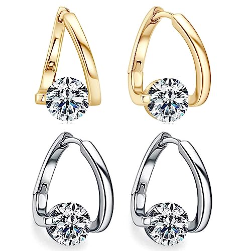 Halolux Lymphvity Germanium Earrings, 2 Pairs Lymphvity Germanium Earrings for Women(2 Colors)