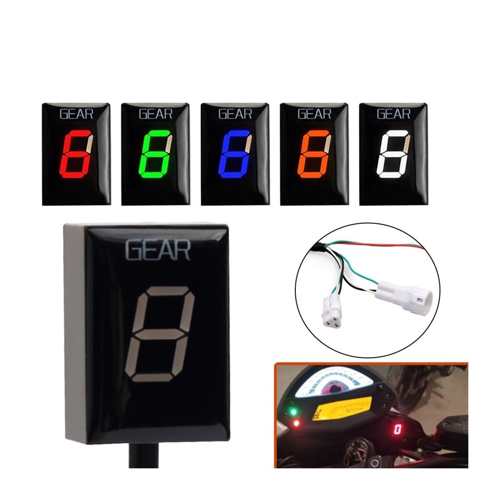 indicatore velocità Motociclo Indicatore Di Marcia Display Meter Per Yam&aha FZS1000 FZS 1000 Per Per Fazer XJ6 YZF-R6 R6S R1 FZ8 FZ1 FZ1N TDM 900 FZ400 XT660 MT-03 MT-01
