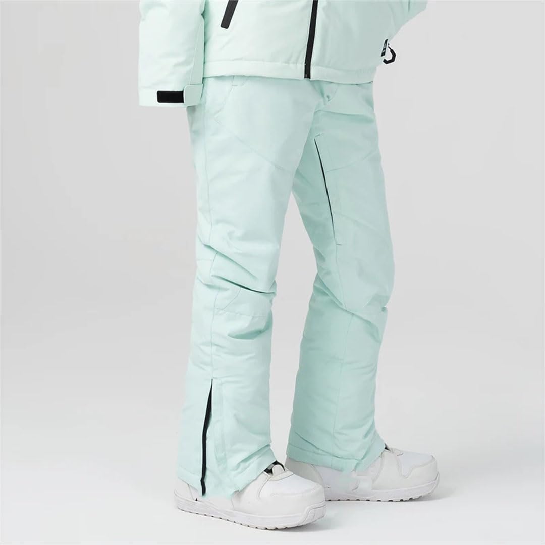 Pantaloni da sci da uomo e donna, per attività all'aperto, antivento, caldi, invernali, sci e snowboard