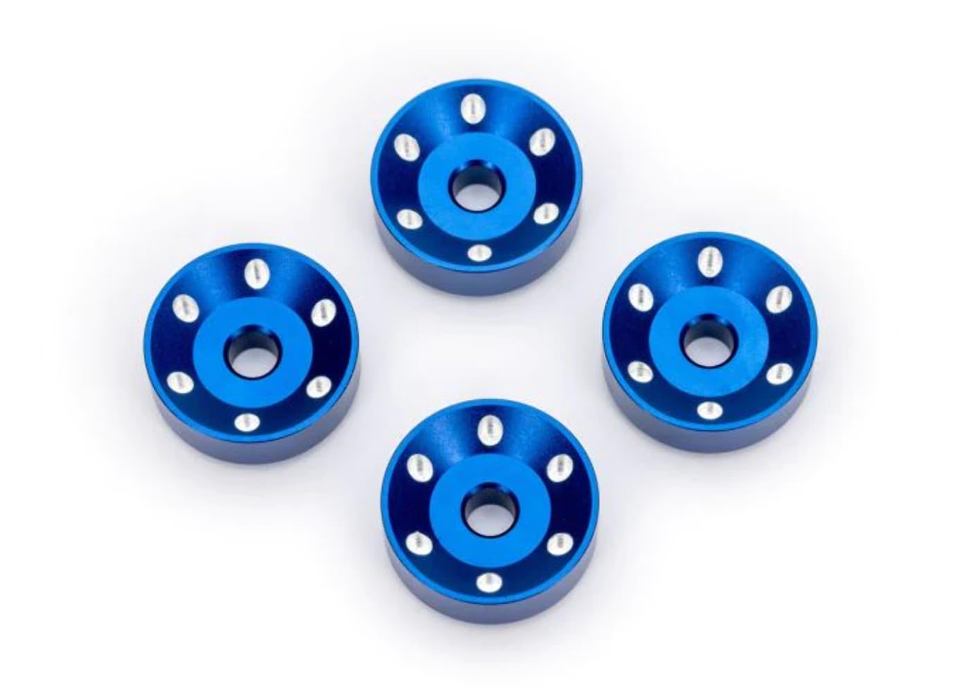 Traxxas TRA10257-BLUE WHEEL WASHERS ALUM, BLUE