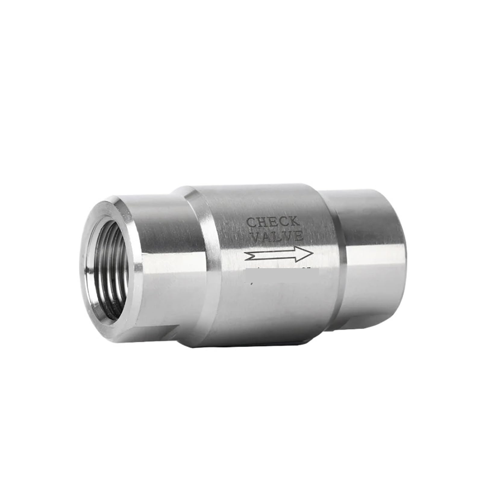 Clapet Anti-retour 1/8 "1/4" 3/8 "1/2" 3/4 "1" 1-1/4 "1-1/2" 2 "304 Filetage Femelle En Acier Inoxydable BSPP Vannes Anti-retour Unidirectionnelles(2")