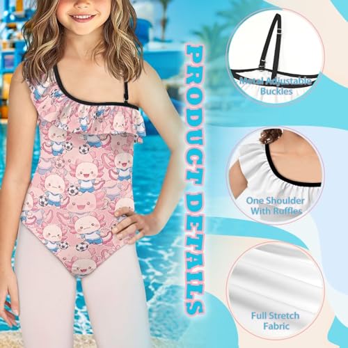 Image of Yzaoxia Girls One Piece Swimsuits Bathing Suit for Kids Swimwear 3-14Y