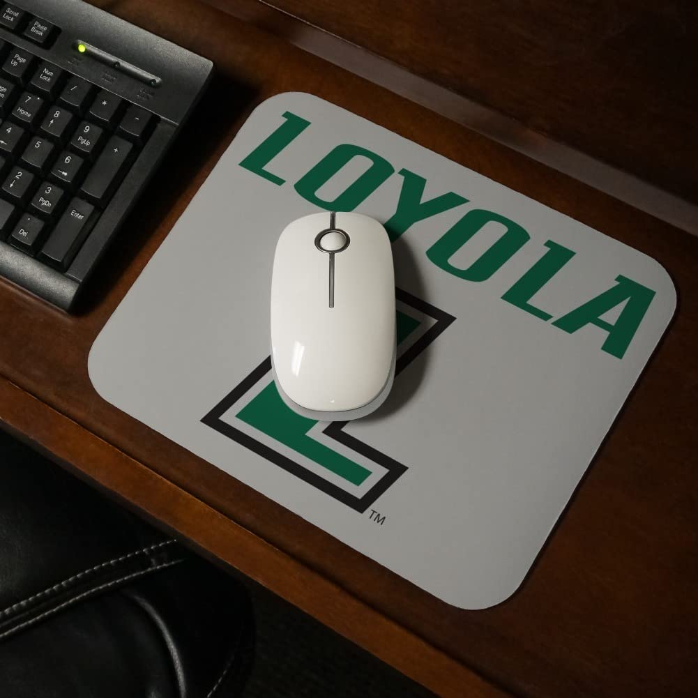 Loyola University Maryland Secondary Logo Low Profile Thin Mouse Pad Mousepad