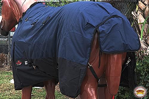 HILASON 1200D Winter Waterproof Poly Horse Blanket Belly Wrap | Turnout Blankets for Horses — view 6