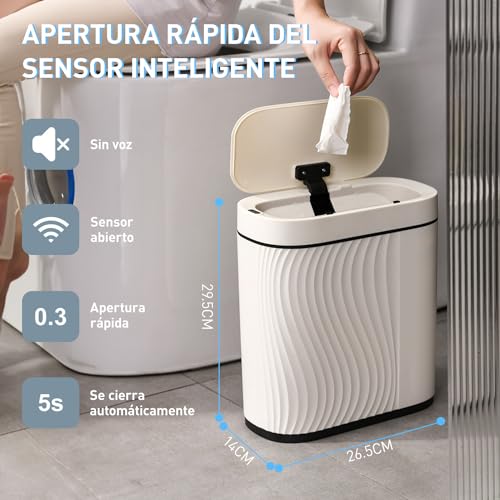 Basurero para baño Marca BYCRAY (2)