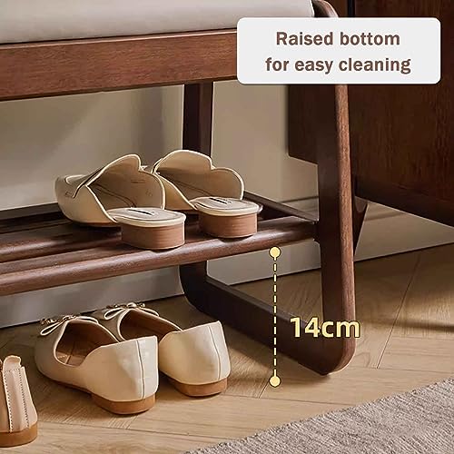 Étagère à chaussures en bois pour entrée ordonnée - 8
